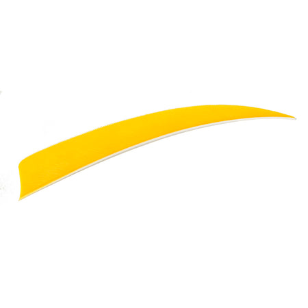 Trueflight Yellow LW Shield Cut Feathers 4 inch 100-Pack