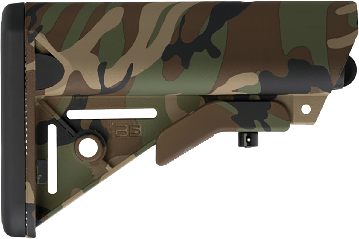 B5 Systems SOP1188 Woodland Camo SOPMOD Stock for AR-15 Mil-Spec Receiver