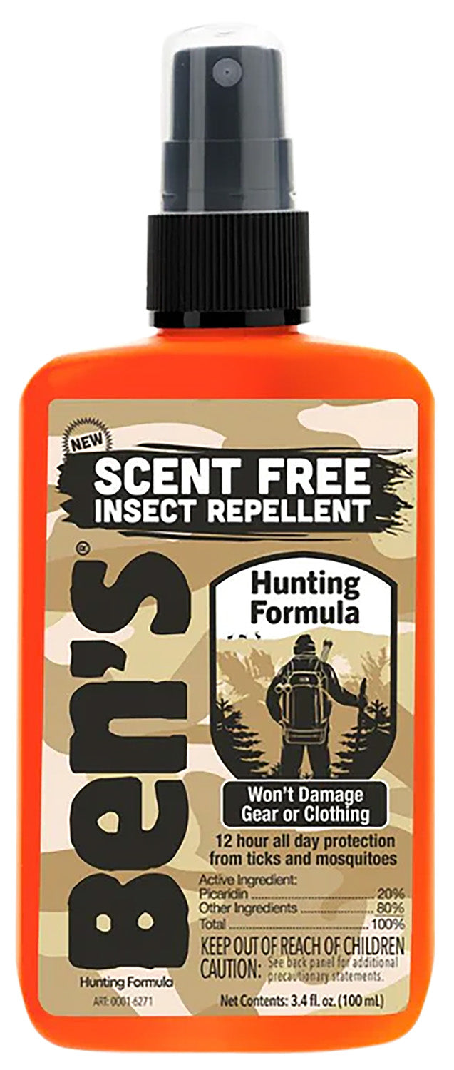 Adventure Medical Kits Ben's 00067366 Scent-Free Hunting Insect Repellent Spray 3.4oz Mosquito/Tick 12hr
