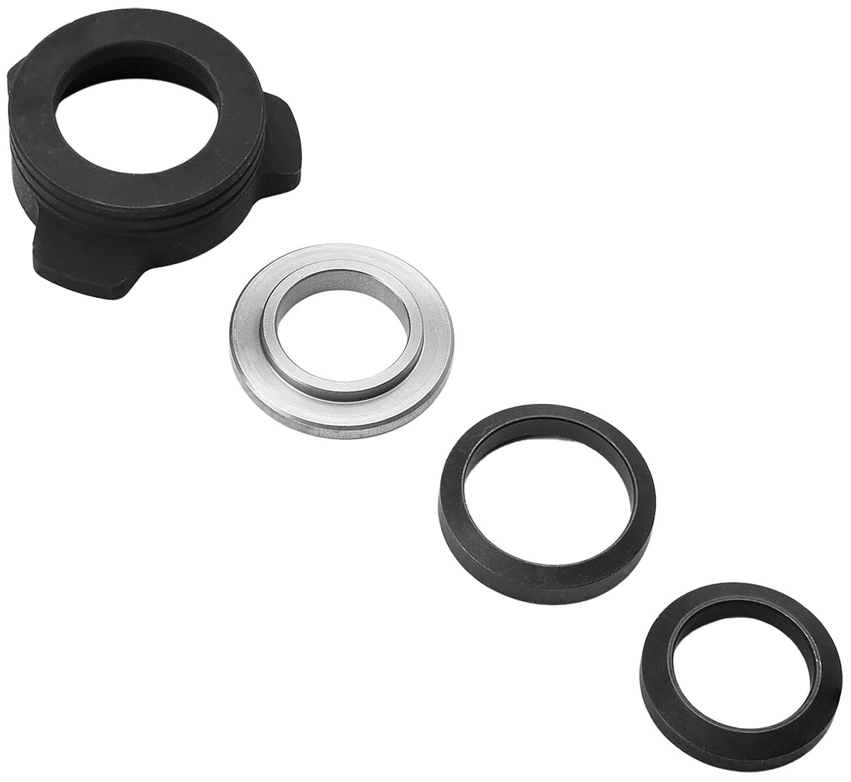 Strike Industries BSOPPRESSORUBASE Universal 3-Lug QD Suppressor Base Set Black/Silver