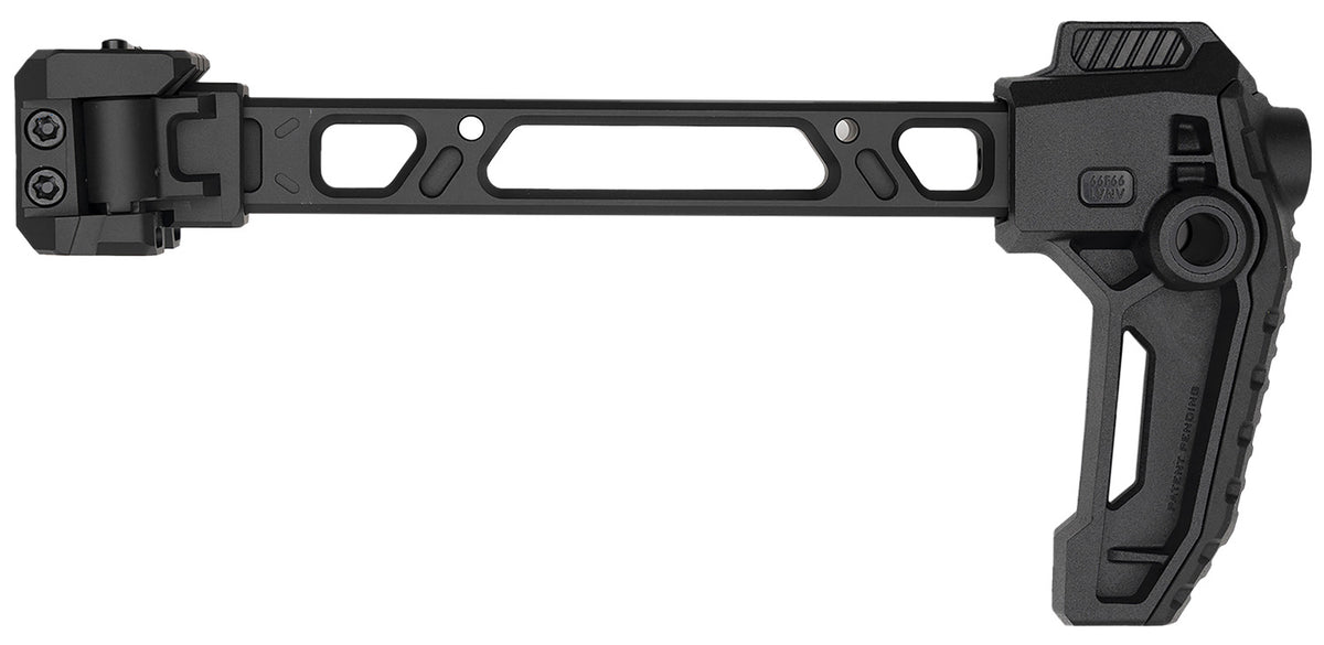 Strike Industries FSADUAL Left Right Folding Stock and Stabilizer Adapter Black Aluminum 9.44" OAL