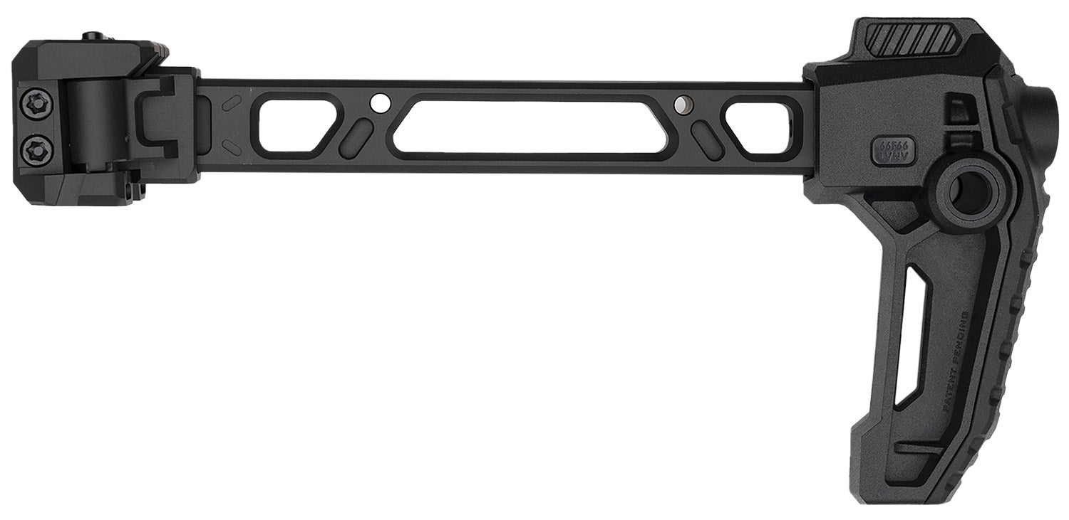 Strike Industries FSADUAL Left Right Folding Stock and Stabilizer Adapter Black Aluminum 9.44" OAL