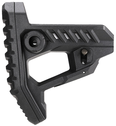 Strike Industries Black SI Polymer Extreme Pit Stock 4-Position Adjustable Anti-Slip Buttpad 3.87"