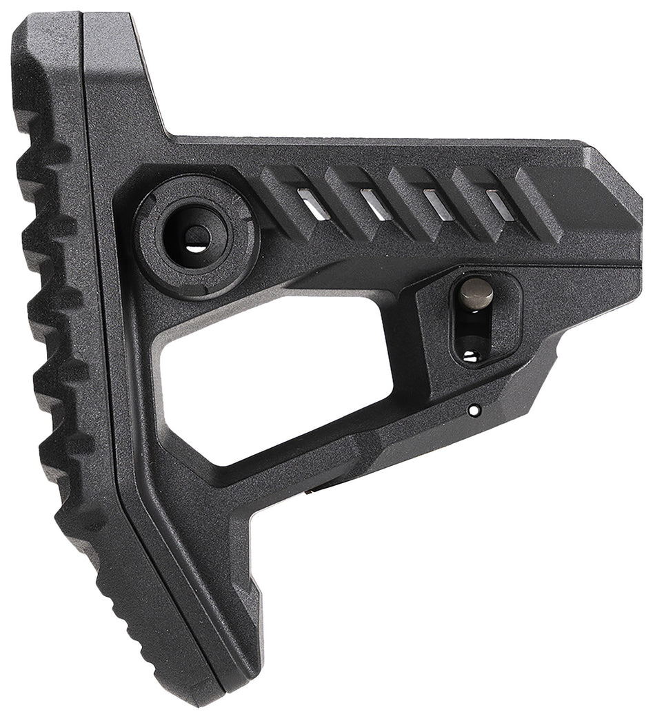 Strike Industries Black SI Polymer Extreme Pit Stock 4-Position Adjustable Anti-Slip Buttpad 3.87"