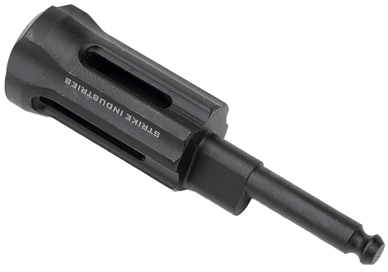 Strike Industries Benelli M2 Bolt Handle Extended Textured Black AISI 4140 Steel