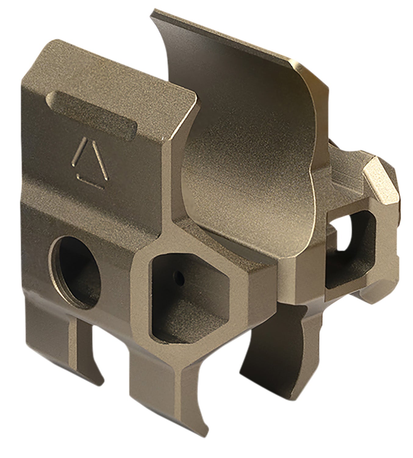 Strike Industries SGBCL12FDE 12 Gauge Barrel Clamp Flat Dark Earth Aluminum with Picatinny Rail