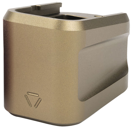 Strike Industries EMPALG19FDE Extended Aluminum Mag Plate for Glock 19, FDE