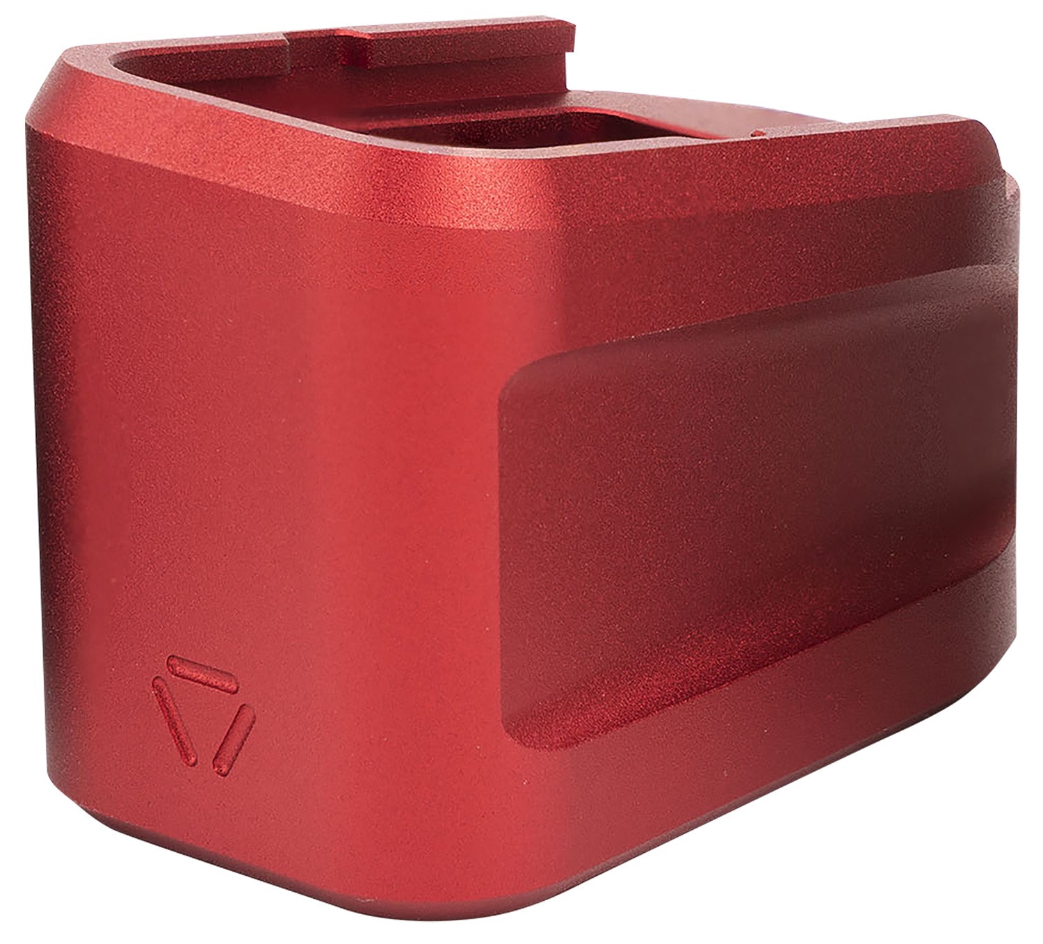 Strike Industries EMPALG19RED Extended Aluminum Mag Plate for Glock 19, Red