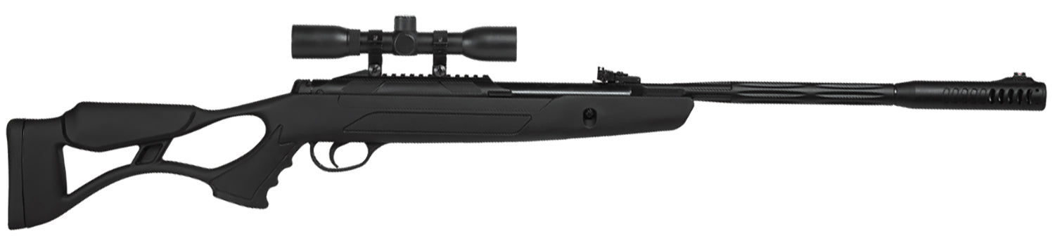 Hatsan AirTact .25 Cal Break Action Pellet Air Rifle Adjustable Trigger Black Ambidextrous Stock