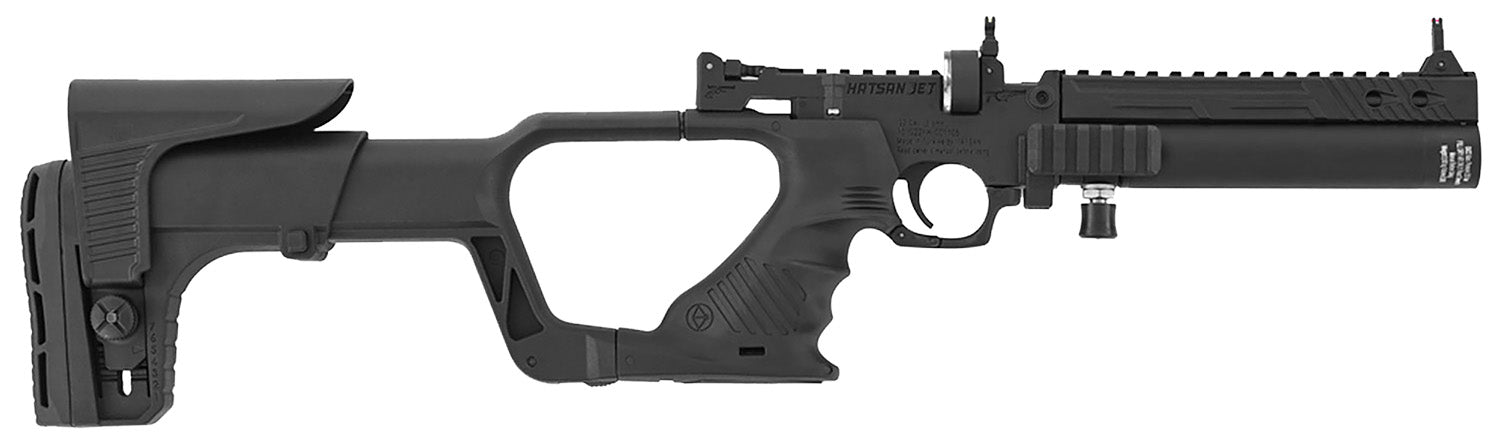 Hatsan Jet I Side-Lever PCP Airgun .25 Cal Black Adjustable Buttstock