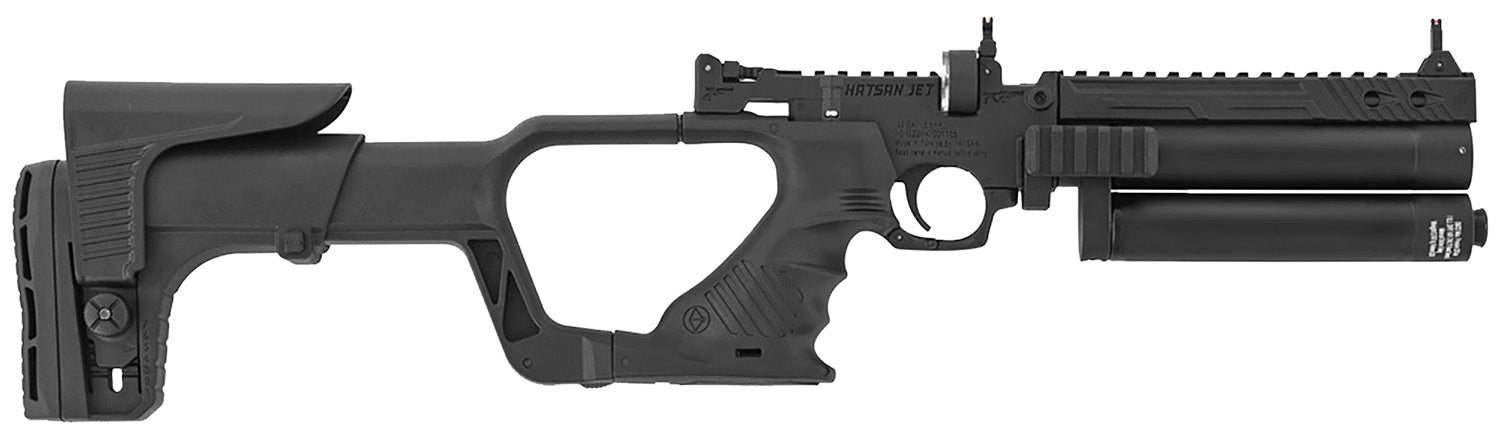 Hatsan Jet II Side-Lever Repeating PCP Airgun .22 Cal Black Adjustable Buttstock