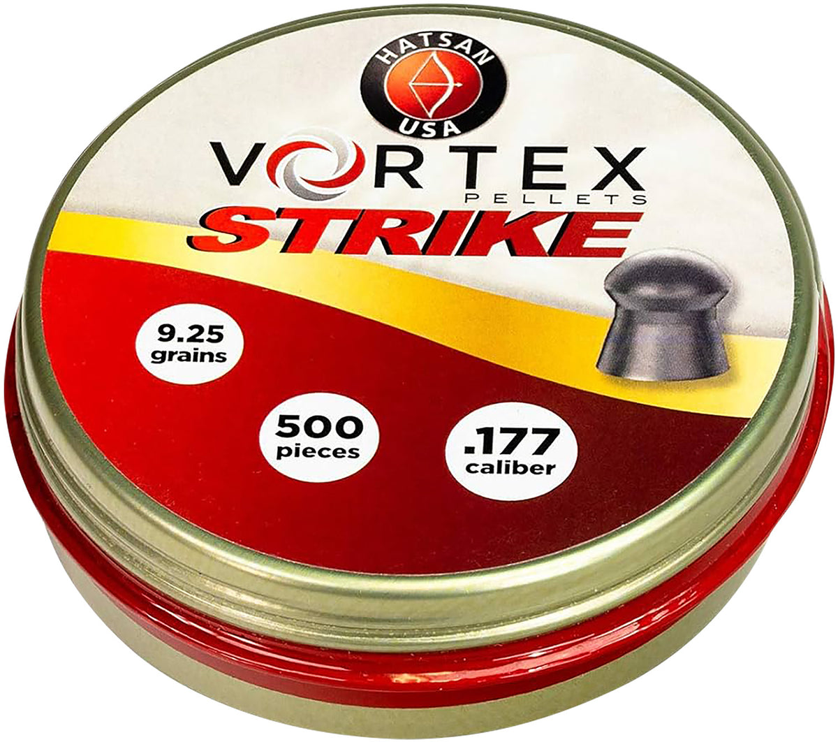 Hatsan Vortex Strike .177 Caliber Lead Domed Airgun Pellets 500-Pack