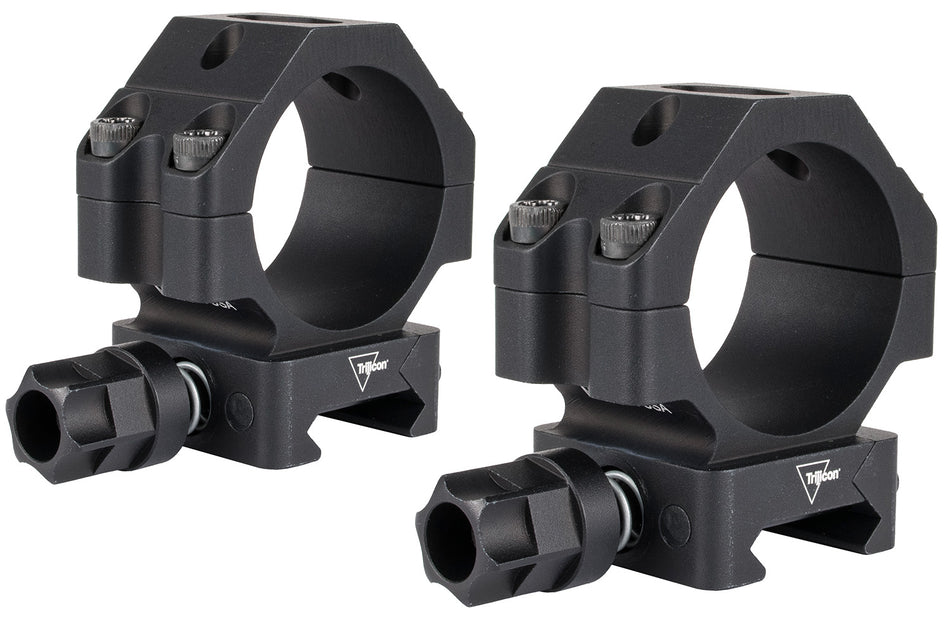 Trijicon AC22064 30mm Low Matte Black Q-LOC Scope Ring Mounts