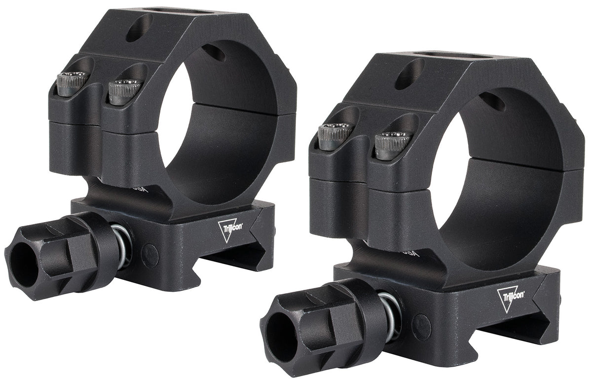 Trijicon AC22068 34mm Low Matte Black Q-LOC Scope Ring Mounts