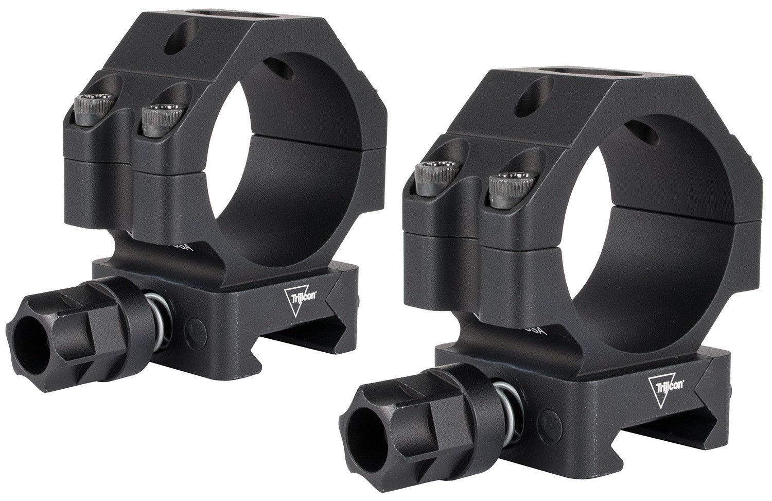 Trijicon AC22068 34mm Low Matte Black Q-LOC Scope Ring Mounts