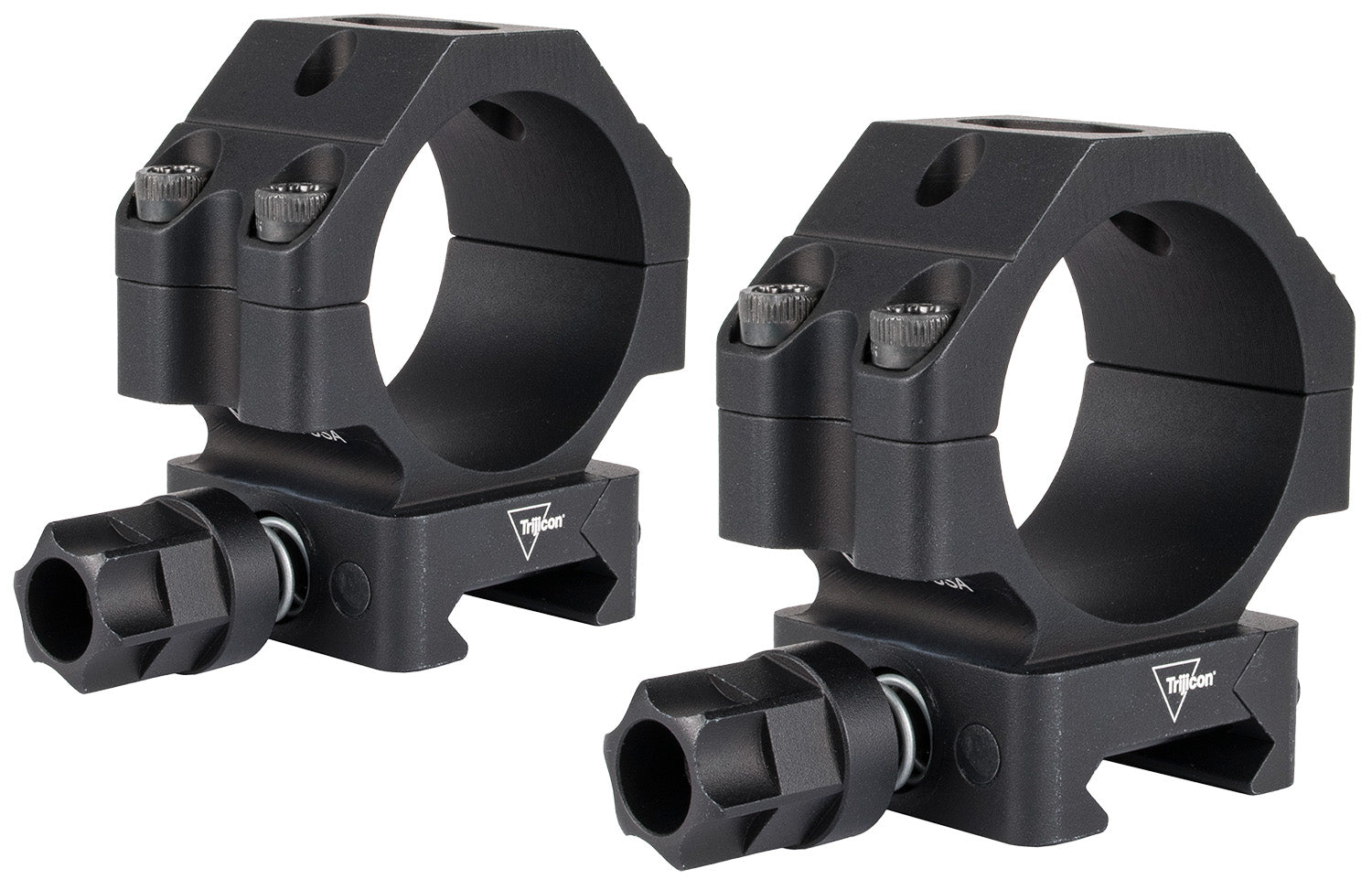 Trijicon AC22072 35mm Low Matte Black Q-LOC Scope Ring Mounts