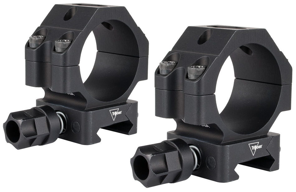 Trijicon AC22072 35mm Low Matte Black Q-LOC Scope Ring Mounts