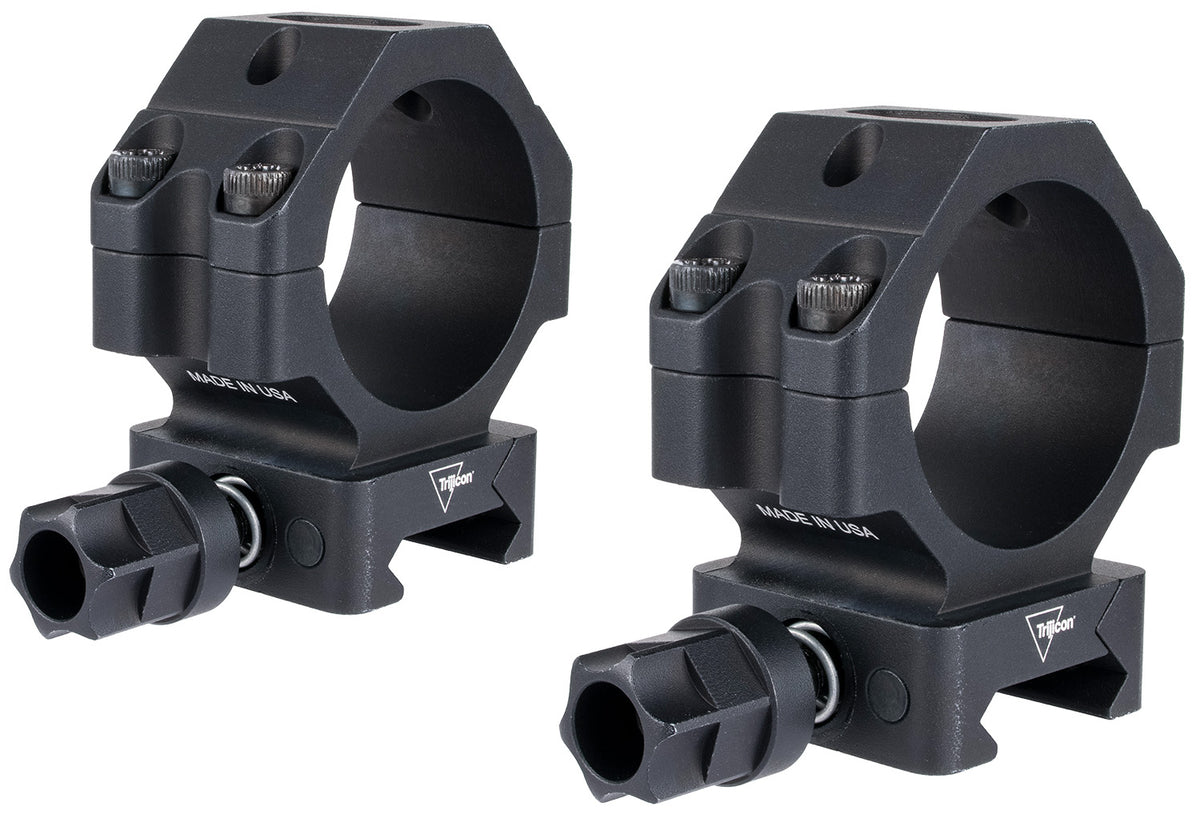 Trijicon AC22073 35mm Medium Matte Black Q-LOC Scope Ring Mounts