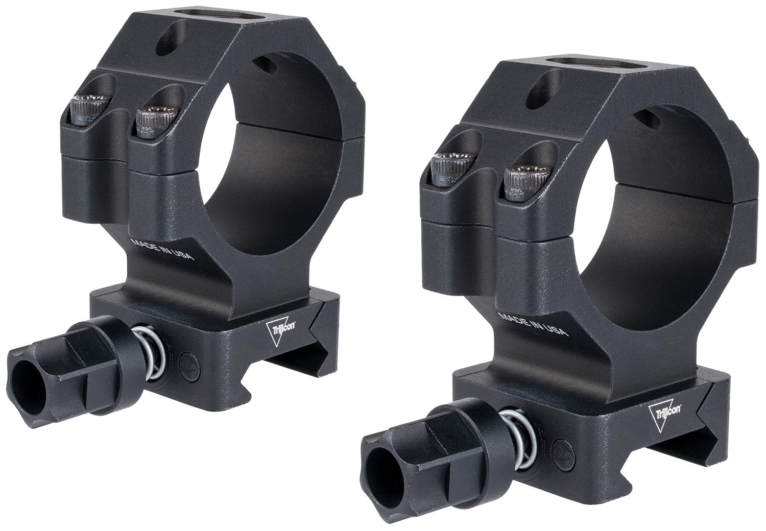 Trijicon AC22074 35mm High Matte Black Q-LOC Scope Ring Mounts