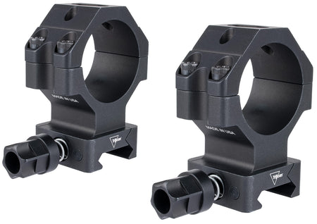 Trijicon AC22075 35mm Extra High Matte Black Q-LOC Scope Ring Mounts
