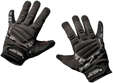 Black Rain Ordnance TACTGLOVEBLK/GRYXL Tactical Gloves XL Black Gray Velcro
