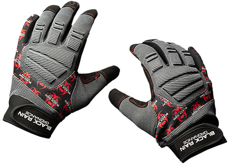 Black Rain Ordnance TACTGLOVEGRY/BLK/RD2XL Tactical Gloves 2XL Black/Gray/Red Velcro