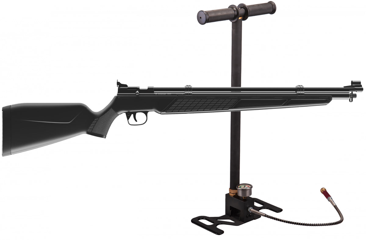 Crosman C3622SKT .22 Cal PCP Air Rifle Kit Polymer Stock Adjustable Sights & Hand Pump