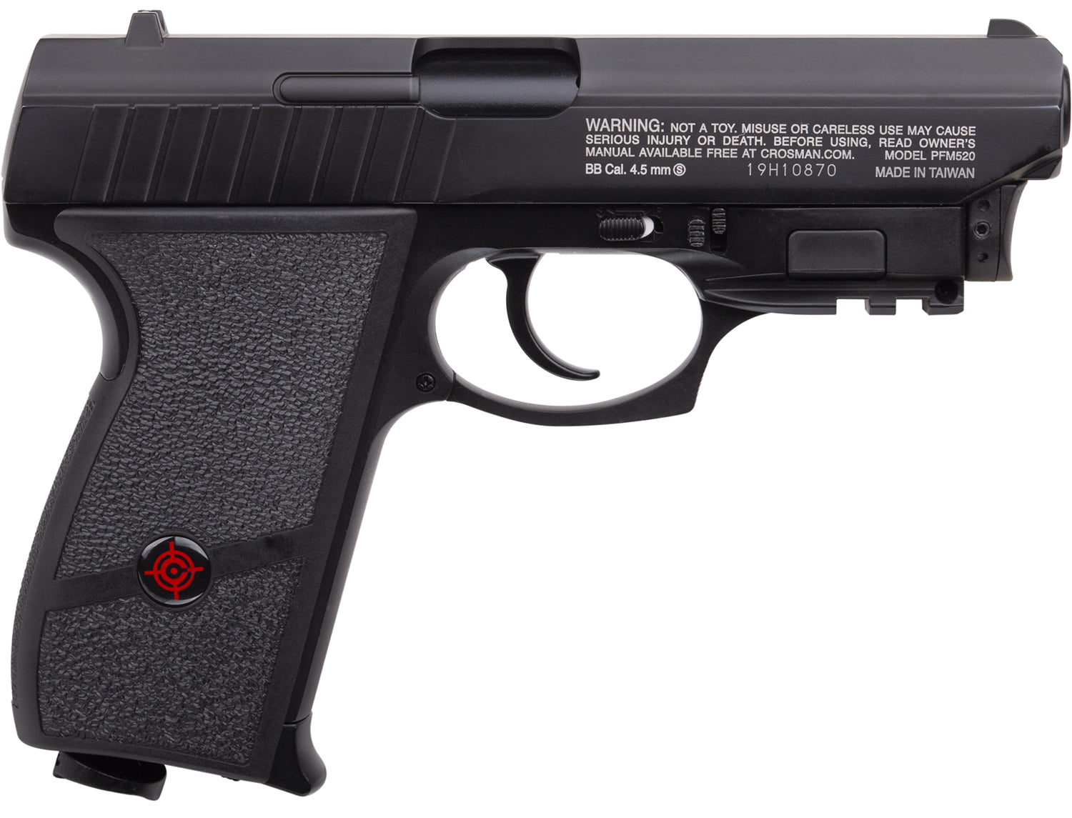 Crosman PFM520 Night Stalker .177 Cal CO2 Semi-Auto BB Air Pistol 18rd Magazine