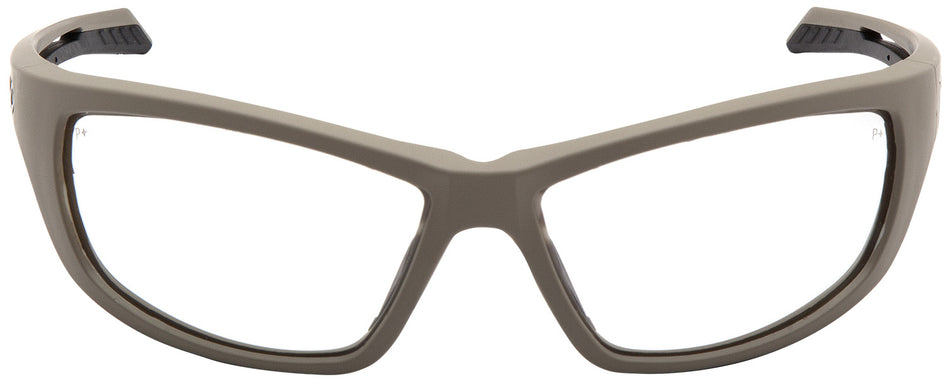 Pyramex Howitzer Glasses VGST1310T Tan Frame with Clear Anti-Fog Lens