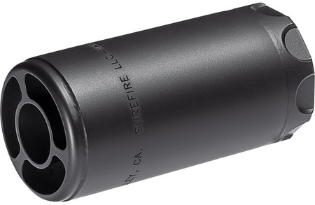 SureFire WARDEN1/2-28-BK 5.56/7.62mm Linear Blast Regulator 1/2x28 Black Cerakote Stainless