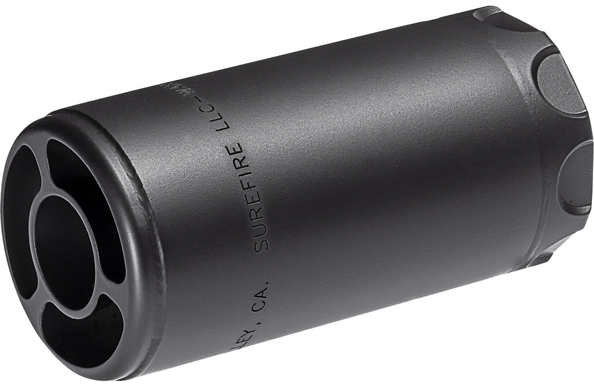 SureFire WARDEN5/8-24-BK 5.56/7.62mm Linear Blast Regulator 5/8x24 Black Cerakote Stainless