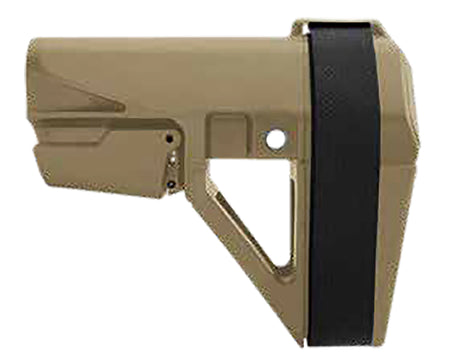 SB Tactical SBA5X02SB SBA5 FDE Synthetic 5-Position Adjustable Brace 10.25" AR-Platform