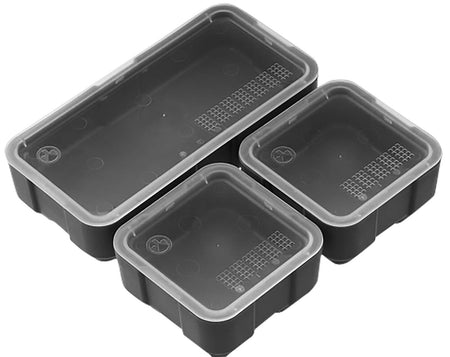 Magpul MAG1389BLK DAKA Black Polymer Storage Bin with Transparent Lid