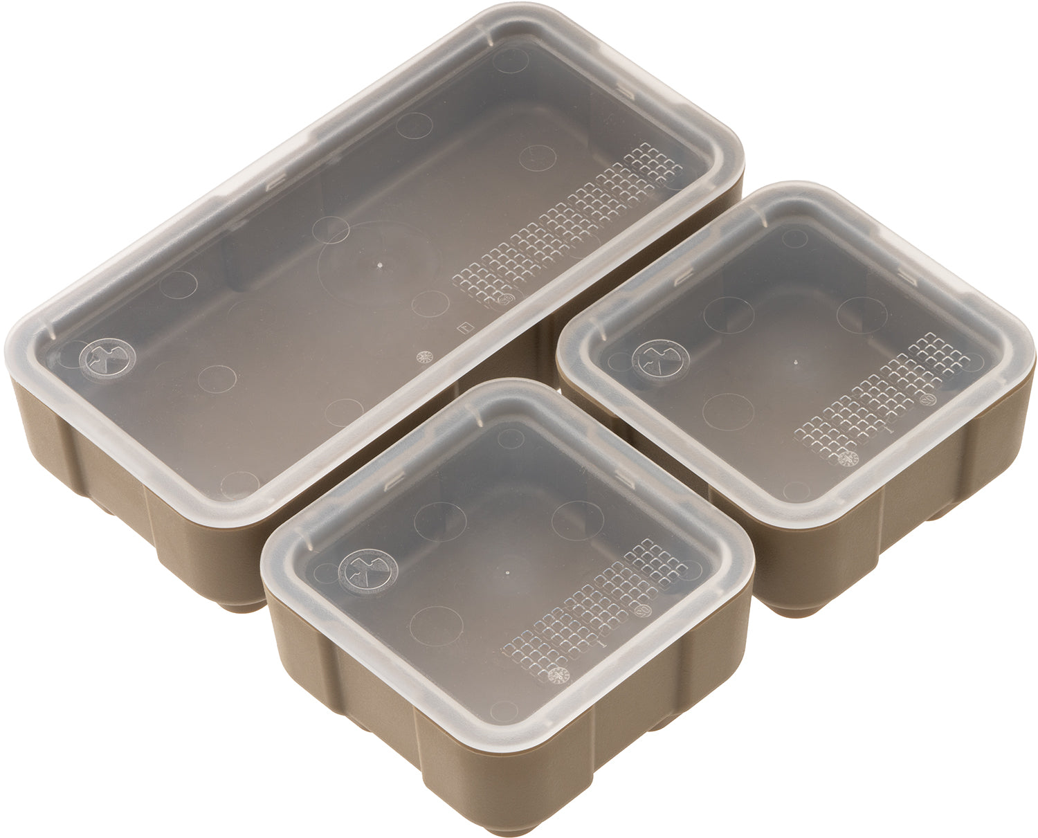 Magpul MAG1389FDE DAKA Flat Dark Earth Polymer Storage Bin with Transparent Lid