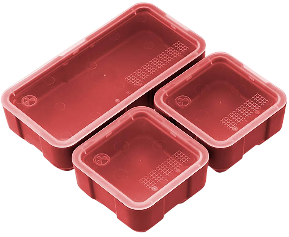 Magpul MAG1389RED DAKA Red Polymer Storage Bin with Transparent Lid