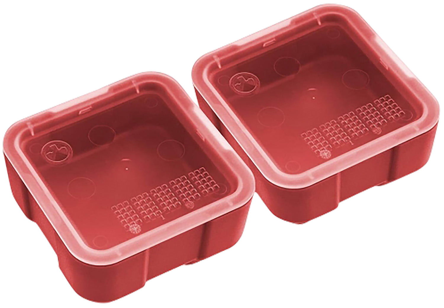 Magpul MAG1390RED DAKA Red Polymer Storage Bin with Transparent Lid