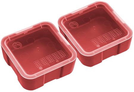 Magpul MAG1390RED DAKA Red Polymer Storage Bin with Transparent Lid