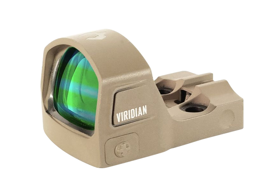 Viridian 9810143 RFX15 Flat Dark Earth Green Dot Sight 3 MOA Shield Footprint
