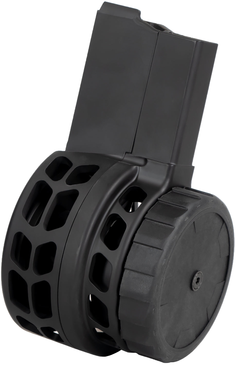 Warrior Systems Skeletonized 50rd AR-15 Magazine 5.56x45mm NATO Armor Black Aluminum