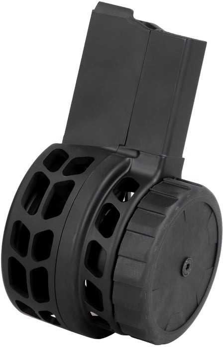 Warrior Systems Skeletonized 50rd AR-15 Magazine 5.56x45mm NATO Armor Black Aluminum