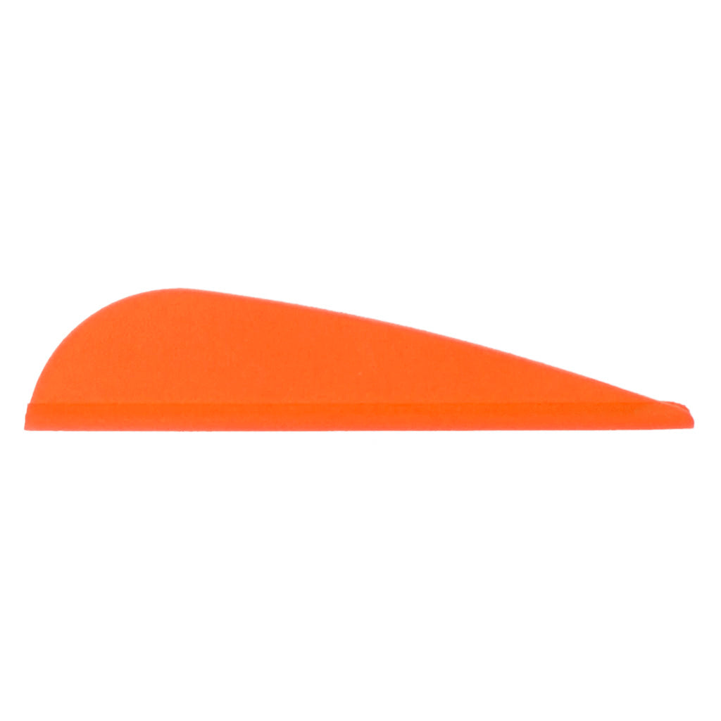 AAE Elite Plastifletch Vanes 1.75 inch Fire Orange 100 pk.