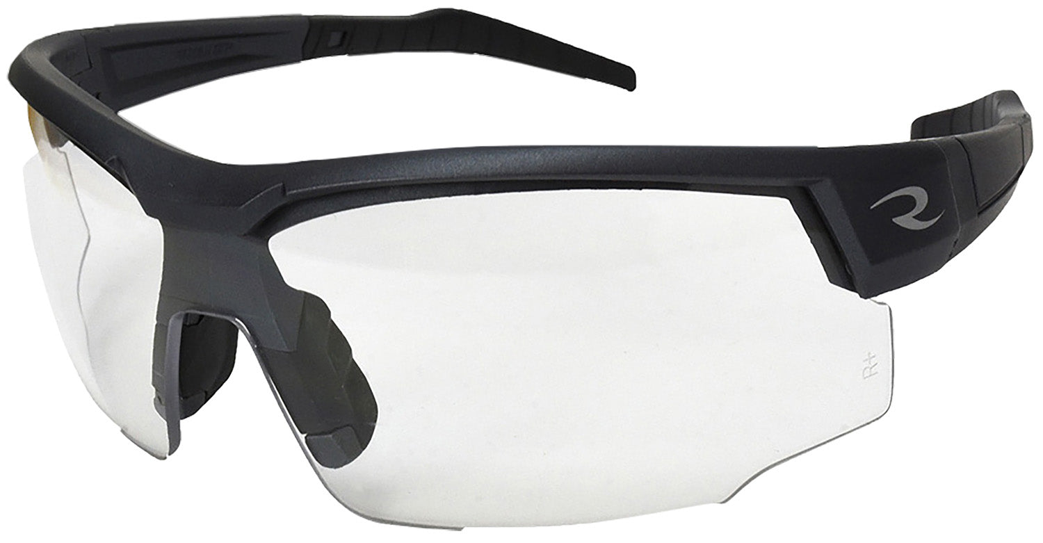 Radians CSB1041CS Ballistic Range Glasses Clear Lens Black Frame