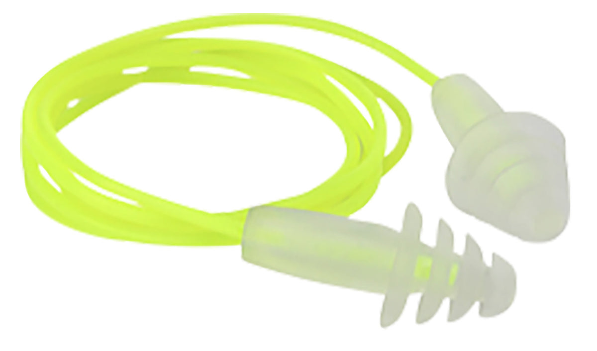 Radians Resistor FP43HVBP3 Flanged Earplugs 27 dB Yellow/Clear Thermoplastic 3 Pair