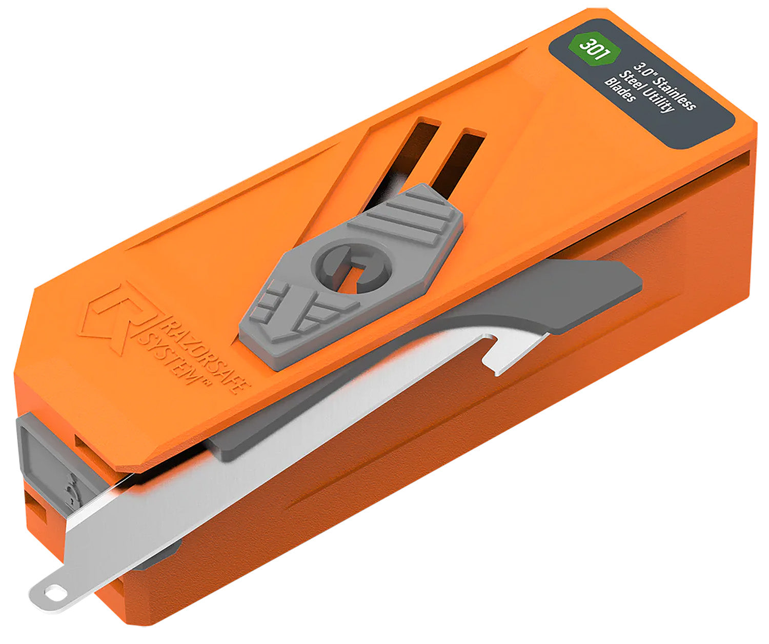 Outdoor Edge RR30D12C Blaze Orange Touch-Free Blade Dispenser – 12 Drop Point 3" Blades Included