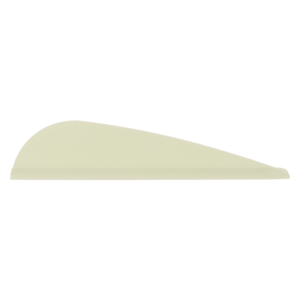 AAE Elite Plastifletch Vanes 1.75 inch White 100 pk.