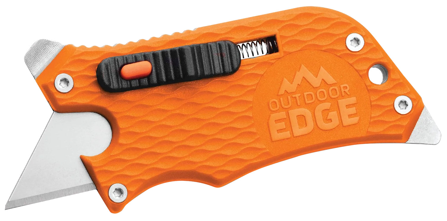 Outdoor Edge SlideWinder SWB10C Orange Glass/Nylon Utility Multi-Tool, 3.50" Plain Blade, Bottle Opener