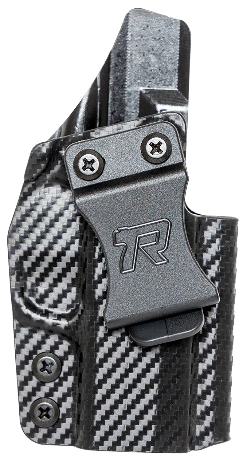 Rounded Gear IWB Kydex Holster Black Right Hand for Sig P365 with Adjustable Belt Clip