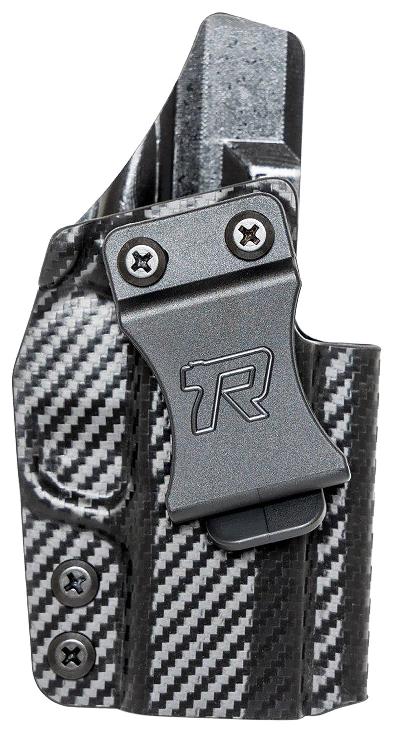 Rounded Gear IWB Kydex Holster Black Right Hand for Sig Sauer P365 XMACRO with Belt Clip