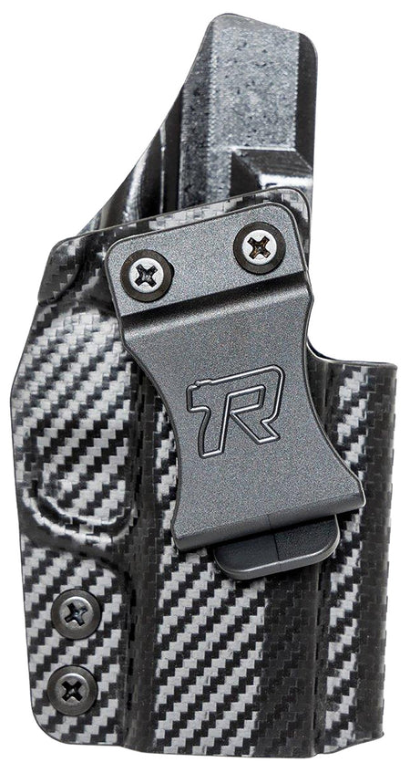 Rounded Gear Hand Molded IWB Kydex Holster Springfield Hellcat Pro Black Right Hand
