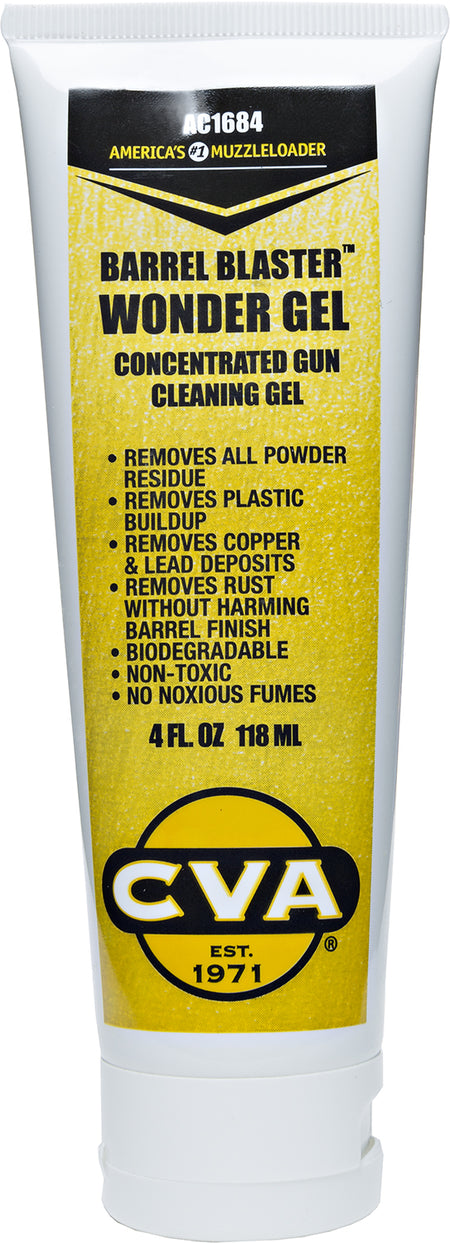 CVA AC1684 4 oz Barrel Blaster Wonder Gel Ammonia-Based Cleaning Gel for Muzzleloaders